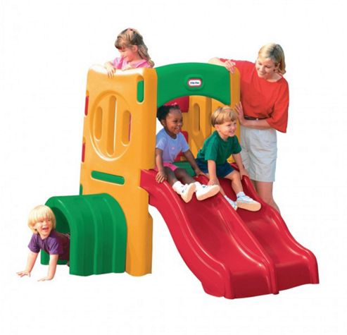 Image of Little Tikes Twin Slide Tunnel Climber
