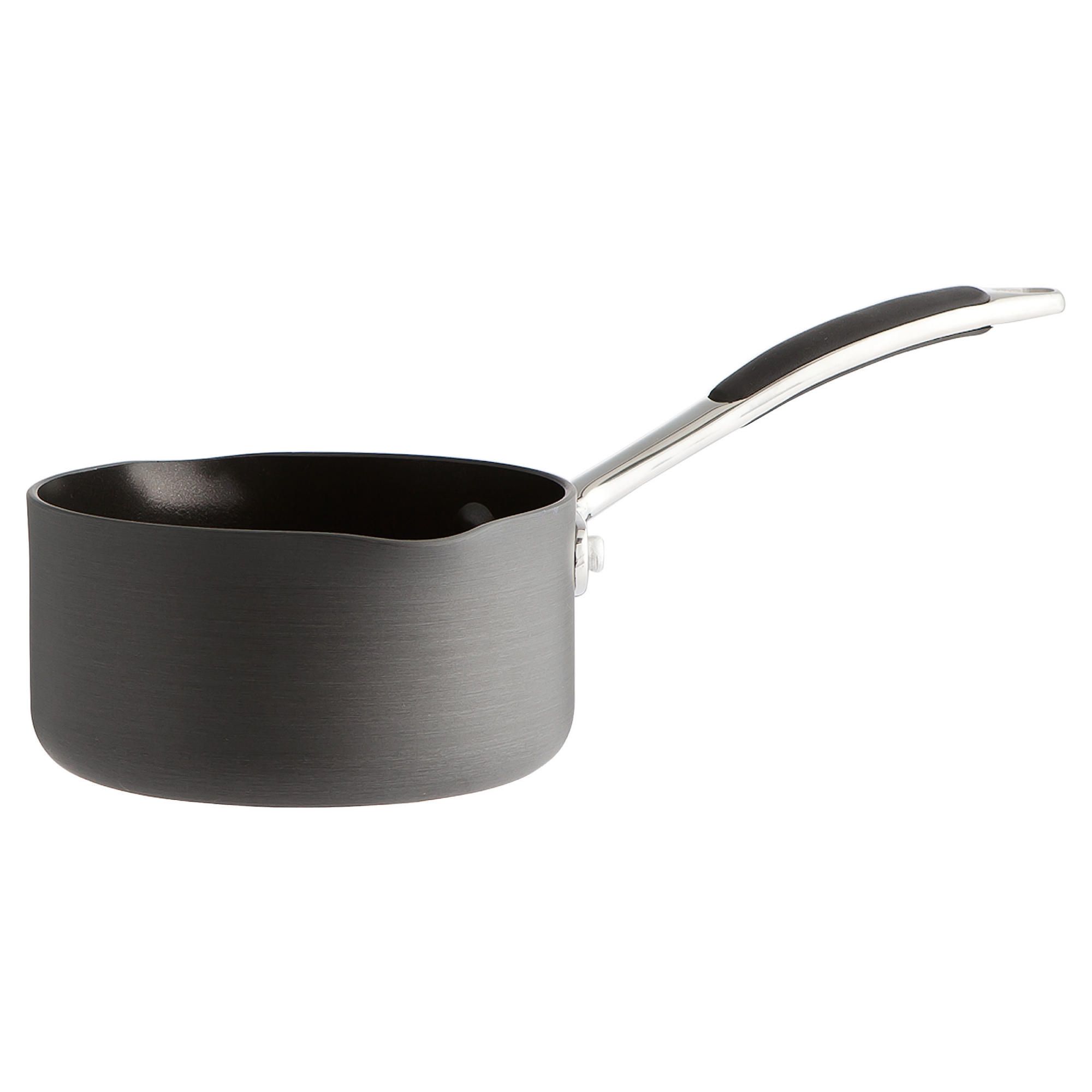 Go Cook Hard Anodised Milk Pan 14cm