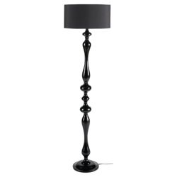 Tesco Lighting Spindle Floor Lamp, Black