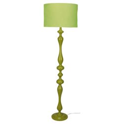 Tesco Lighting Spindle Floor Lamp, Lime