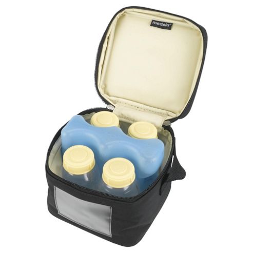 Image of Medela Cooler Bag With 4 Bottles And Freezer Pack