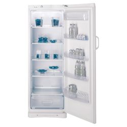 Indesit SAN400S silver tall larder fridge