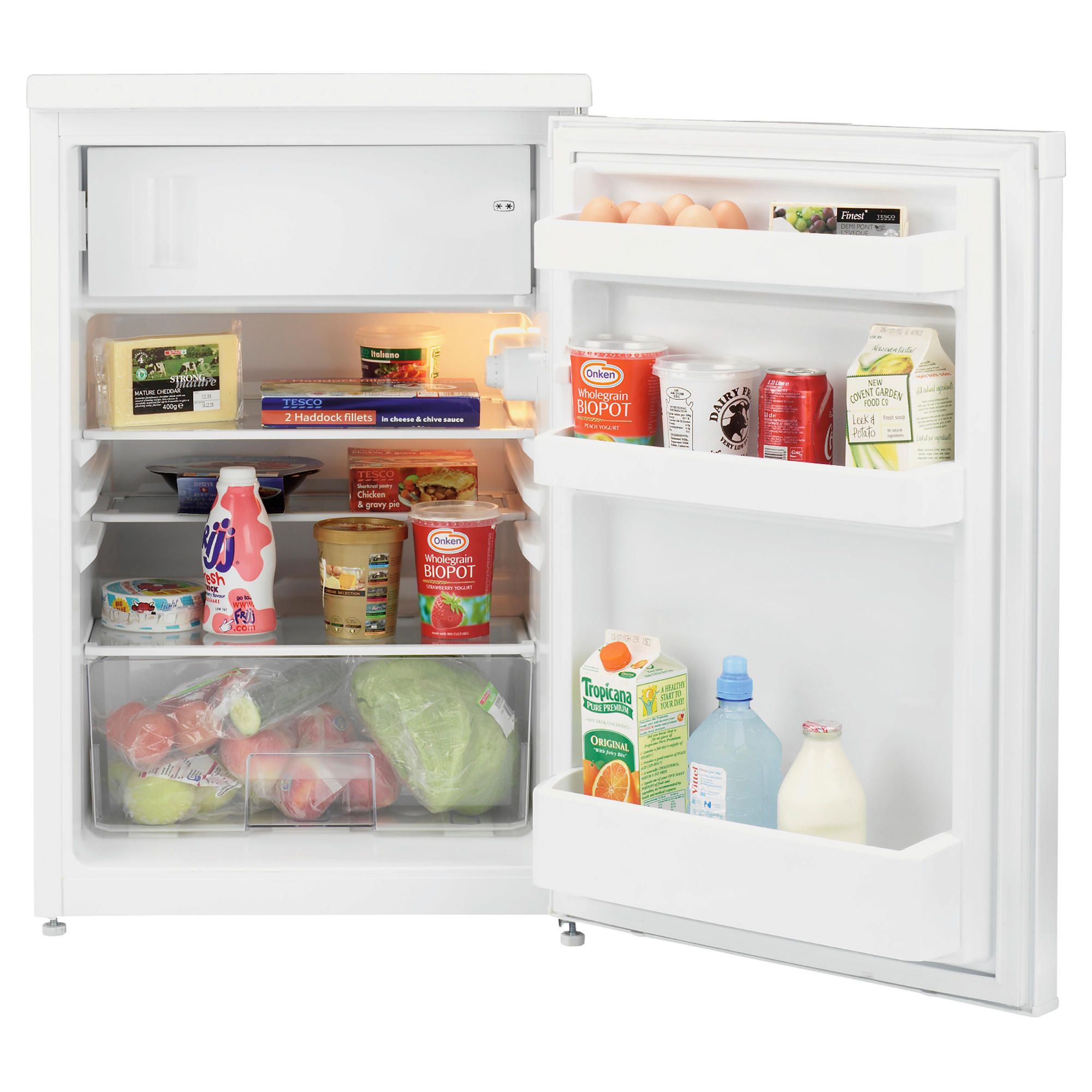 Beko RA610W Upright Fridge, White
