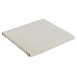 Tesco Brushed Cotton Fitted Sheet Double , Light Natural