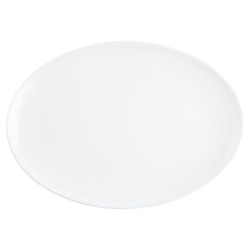 Image of Tesco Super White Porcelain Large Platter Dish