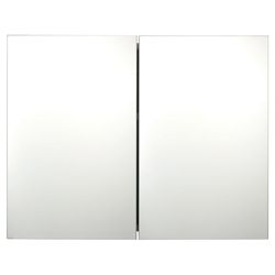 Swivel Wood Cabinet With 2 Doors, White