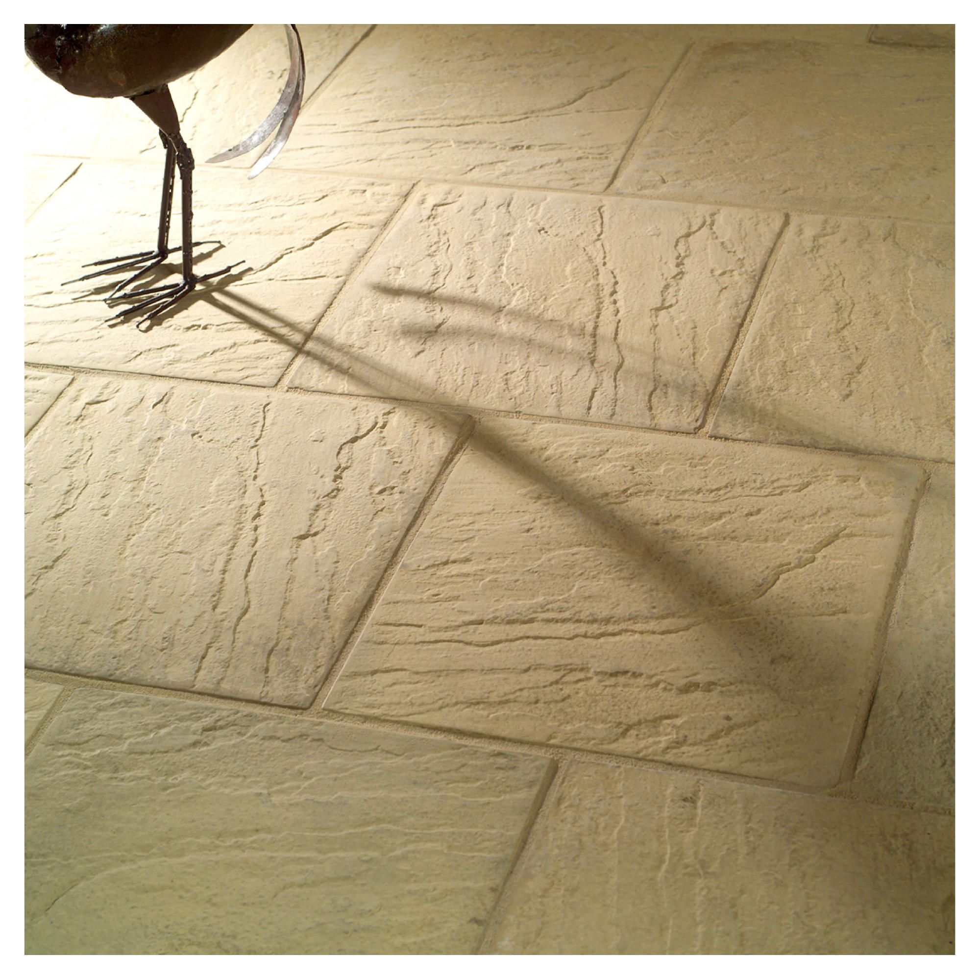 Oxford Mellow Buff 600x600x38mm Paving Slabs 25pc