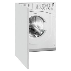 Hotpoint BHWD129 Integrated Washer Dryer, 6kg Wash Load, 1200 RPM Spin, B Energy Rating. White