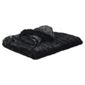 F&F Home Ribbed Faux Fur Throw - Black