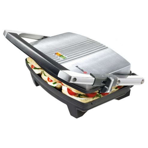 Image of Breville Vst025 3 Slice Sandwich Toaster, Brushed Stainless Steel