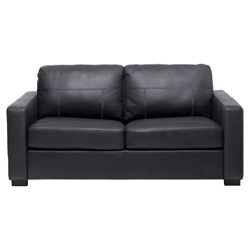 Colorado Leather Sofabed, Black