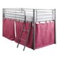 Mika Midsleeper Bed Frame with Cover, Pink