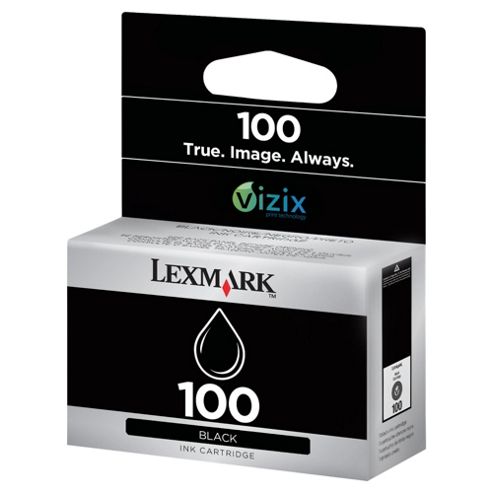 Image of Lexmark 100 Printer Ink Cartridge(14n0820e) - Black