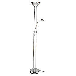 Tesco Mother And Child Floor Lamp, Chrome Tesco Mother And Child Floor Lamp, Chrome
