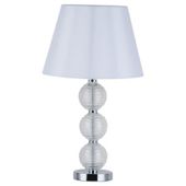 Tesco Lighting 3 Ball Table Lamp, Clear