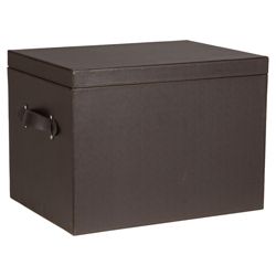 Faux Leather Trunk