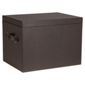 Faux Leather Trunk