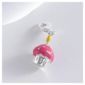 Sterling Silver Pink Cupcake Charm