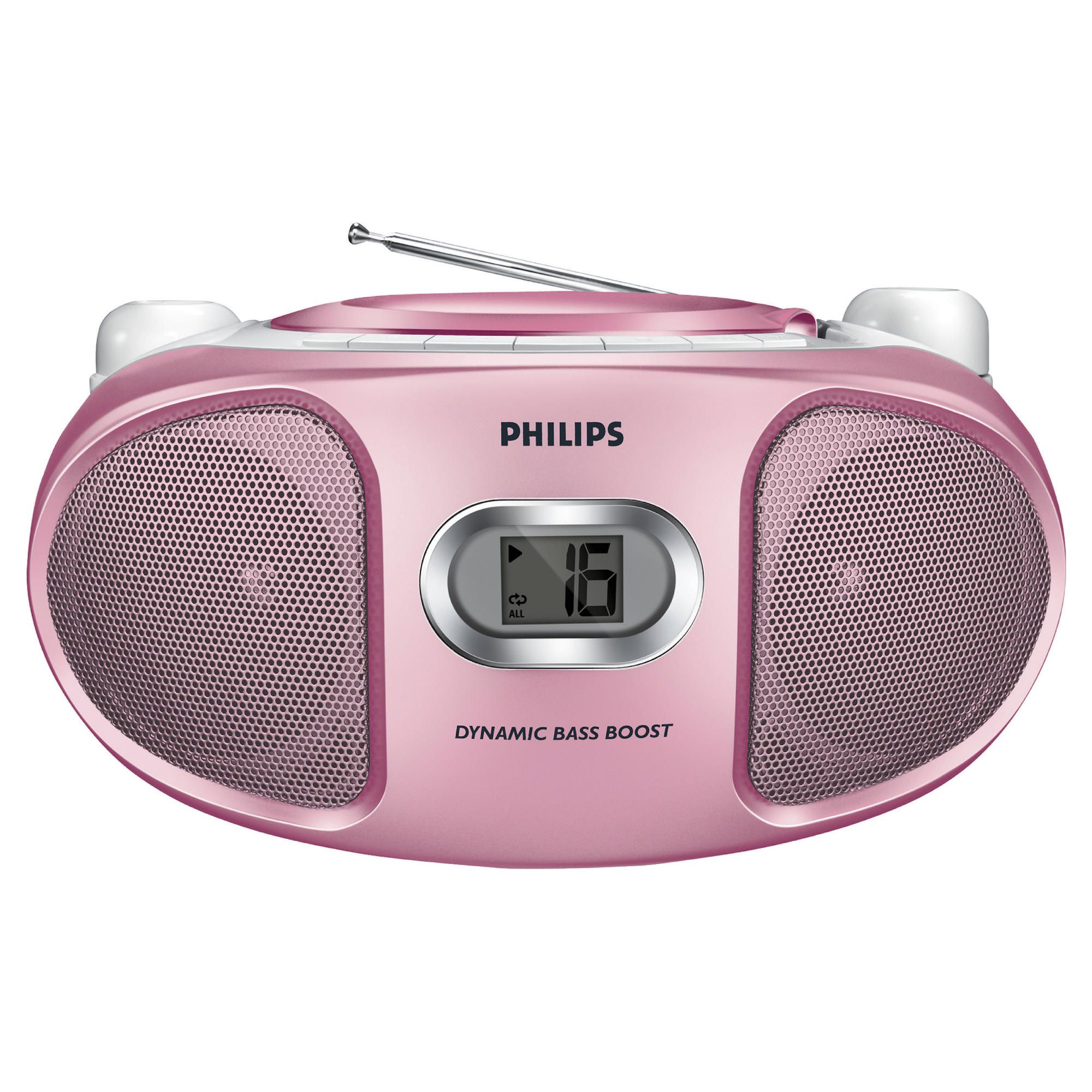 Philips AZ102C/05 CD Boombox Pink Philips AZ102C/05 CD Boombox Pink