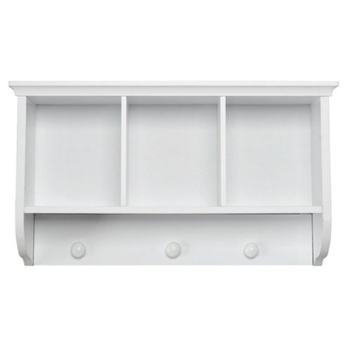Image of Southwold White Wood Tongue & Groove 3 Section Wall Unit