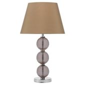 Tesco 3 Ball Table Lamp, Smoky