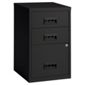 Pierre Henry A4 3 Drawer Combi Filing Cabinet, Black