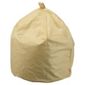 Large Faux Leather Beanbag, Cream
