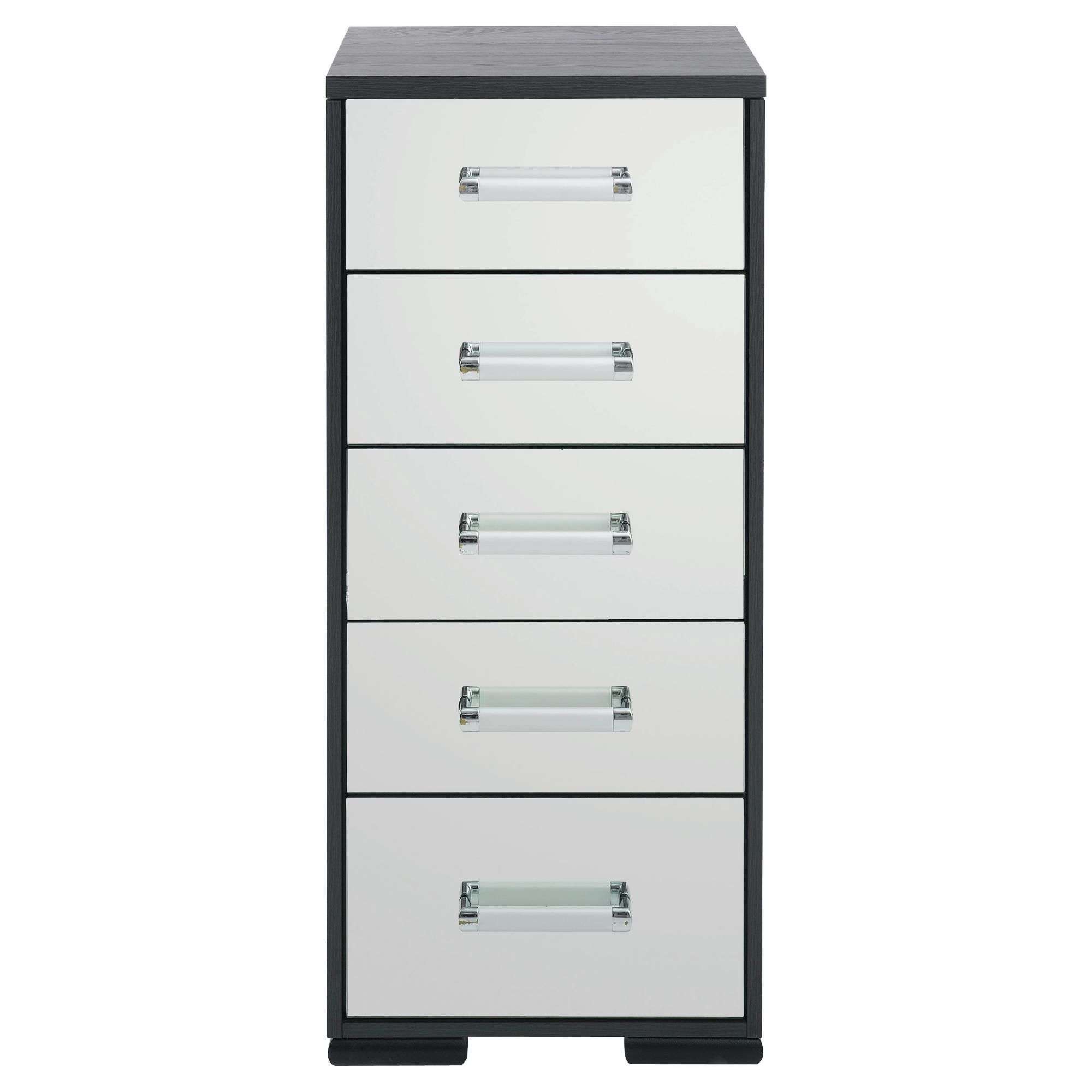 Sophia 5 Drawer Tall Chest Mirrored at Tesco Direct