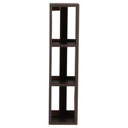 Faux Leather Media Rack
