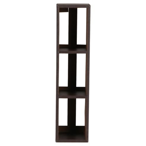 Image of Tesco Leather Effect Media Rack, Brown