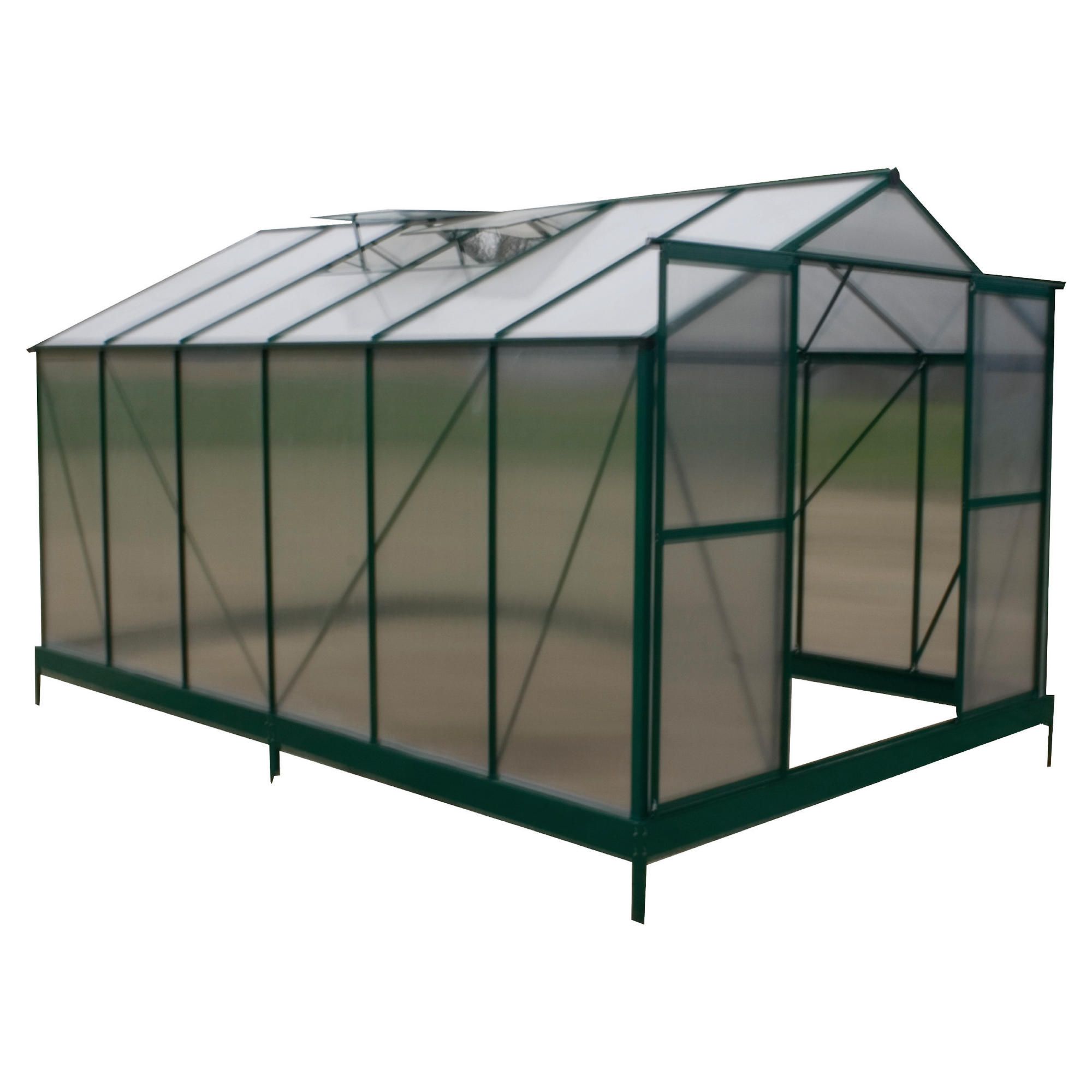 Mercia 12x8 Polycarb Greenhouse at Tescos Direct