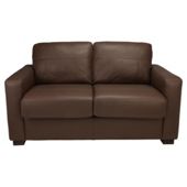 Colorado Leather Sofabed, Brown