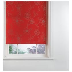 Designed Roller Blind, Clematis Red 60Cm