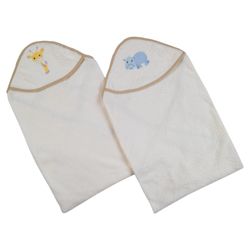 Tesco My Baby'S 1 pack Emb Cuddle Robe Natural