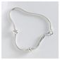 Sterling Silver Snake Chain Bracelet And Stoppers