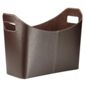 Faux Leather Magazine Rack