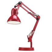 Tesco Lighting Retro Desk Lamp, Red