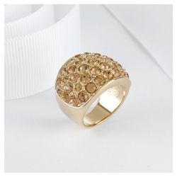 Pave Crystal Ring, Large