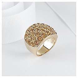 PAVE CRYSTAL RING, LARGE PAVE CRYSTAL RING, LARGE