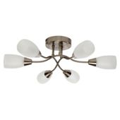 Tesco Lighting 6 Way Glass Ceiling Fitting