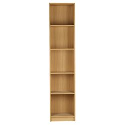 Fraser 5 Shelf Bookcase, Oak-effect