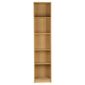 Fraser 5 Shelf Bookcase, Oak-effect