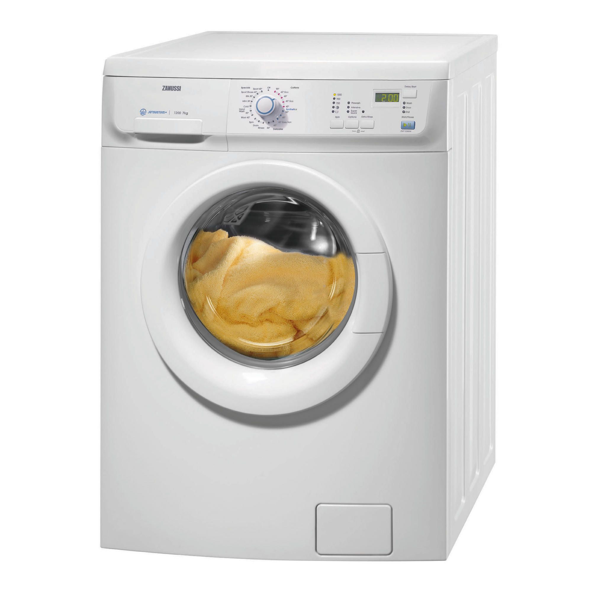 Zanussi ZWF16381W white washing machine
