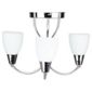 Tesco Lighting 3 Way Glass Ceiling Fitting