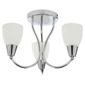 Tesco Lighting 3 Way Glass Ceiling Fitting