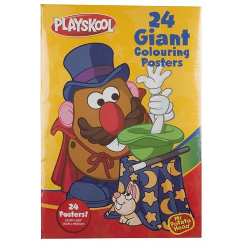 Image of Playskool Mr Potato Head Giant Colouring Posters, 24 Pack