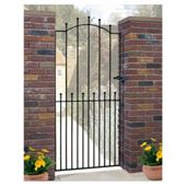 Burbage Manor Ball Tall Single Metal Gate MA36