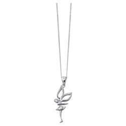 Sterling Silver Cut Out Fairy Pendant