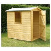 6x4 Finewood Classic Apex Shed With Topcoat