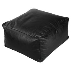Faux Leather Bean Slab, Chocolate